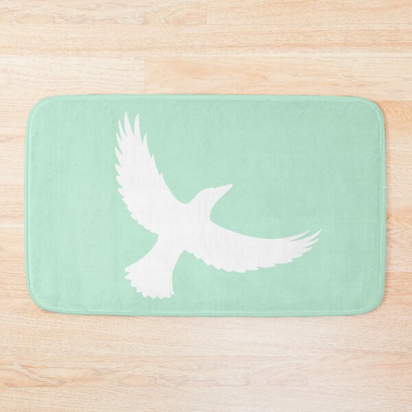 Item preview, Magpie Flight – White on Mint Green designed and sold by ImperfectLife.
