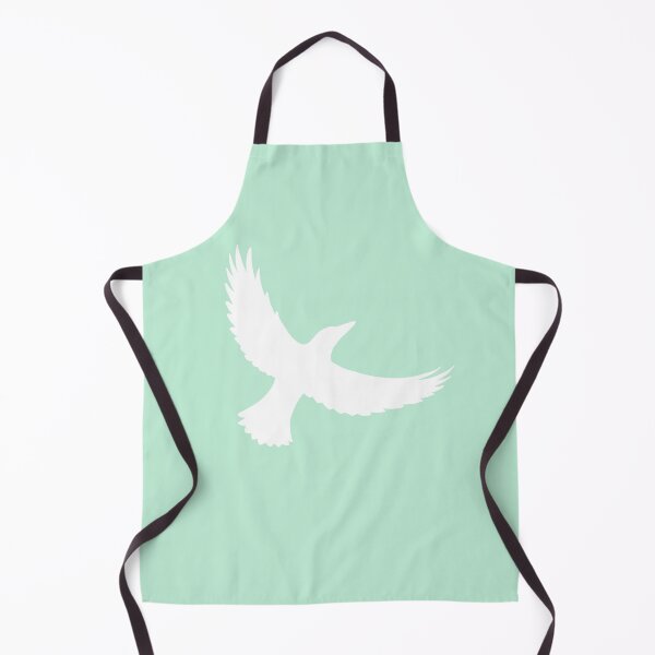 Item preview, Magpie Flight – White on Mint Green designed and sold by ImperfectLife.