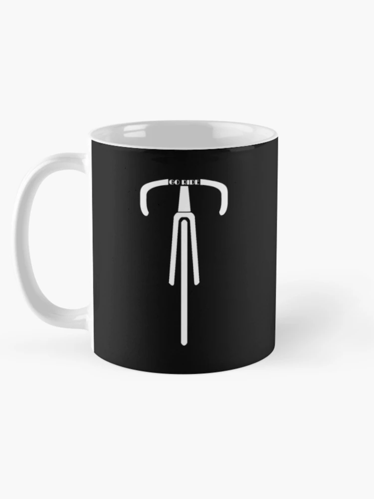 Thumbnail 5 of 6, Coffee Mug, Go Ride Your Bicycle White designed and sold by RabeDesigns.
