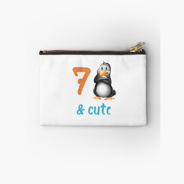 Item preview, Kids Cute Penguin 7th Birthday Gift 7 Year Old Boys Girls Bday Party Outfit designed and sold by FunnySunny T-Shirts.