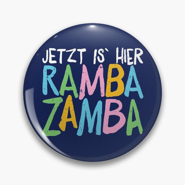 Artikelvorschau, Jetzt is` hier Rambazamba, lustiges buntes Kinderdesign entworfen und verkauft von emmjott.