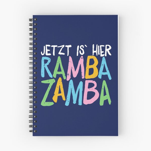 Artikelvorschau, Jetzt is` hier Rambazamba, lustiges buntes Kinderdesign entworfen und verkauft von emmjott.