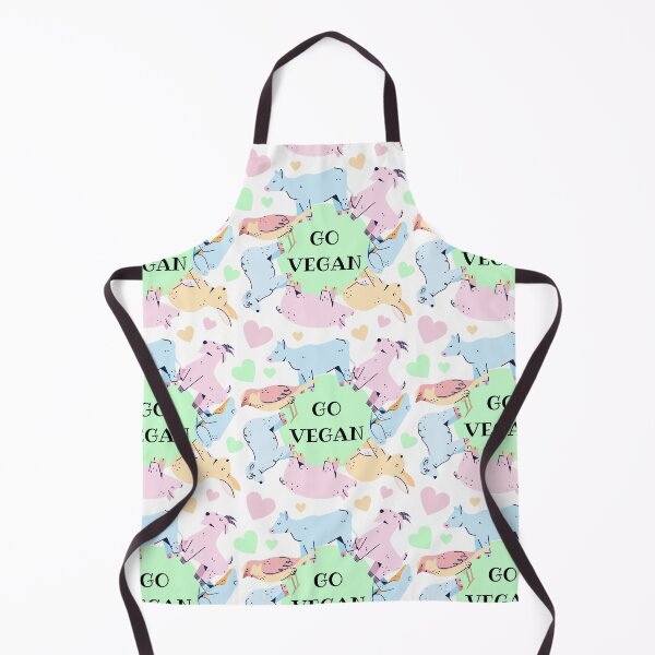 Item preview, Go Vegan for the Animals Around the World | Cute Pattern designed and sold by EarlessPierre.