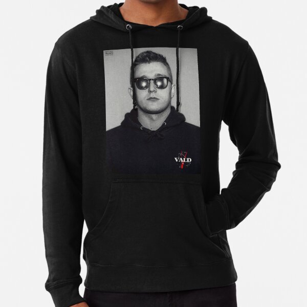 Vald - Black & white Sweat à capuche léger