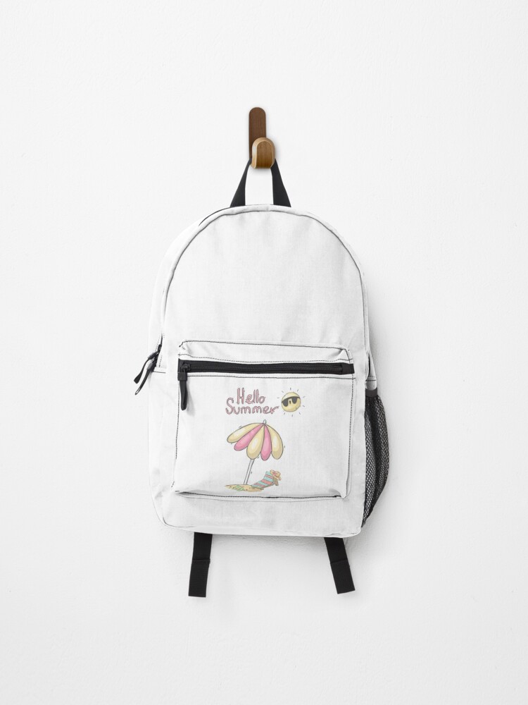 Thumbnail 1 of 3, Backpack, Hello summer  designed and sold by BerylBez.
