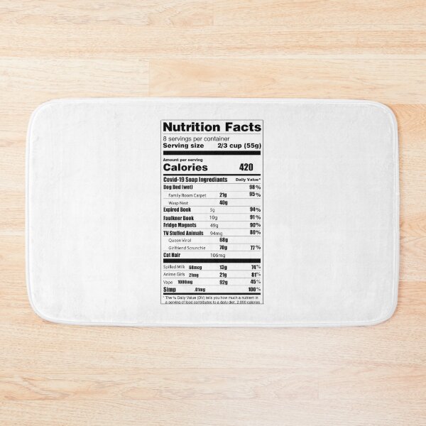 Item preview, Nutrition Facts designed and sold by Kamin42.