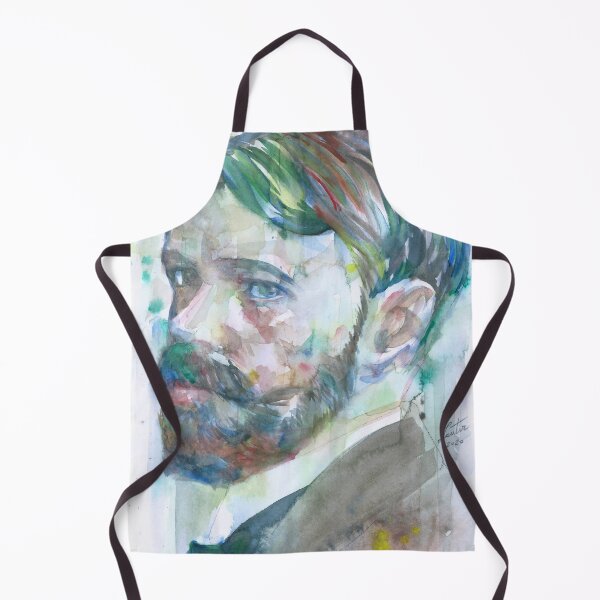 Item preview, D. H. LAWRENCE watercolor portrait. 3 designed and sold by lautir.
