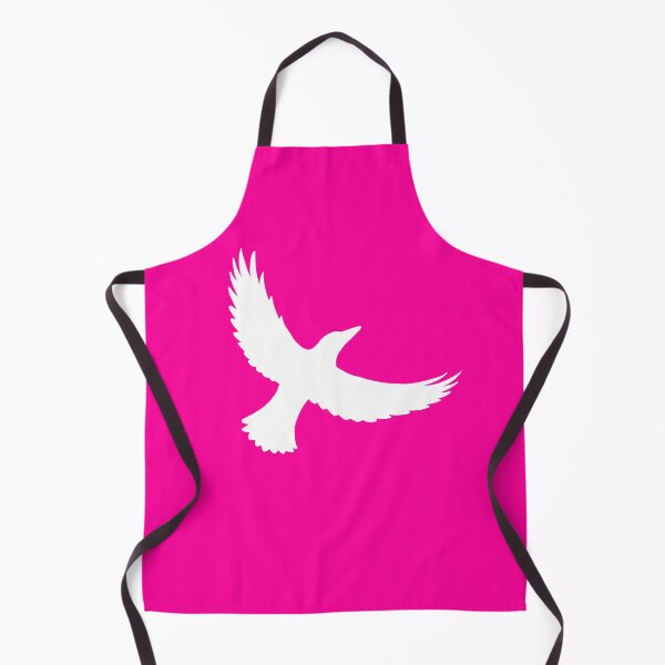 Item preview, Magpie Flight – White on Neon Pink designed and sold by ImperfectLife.