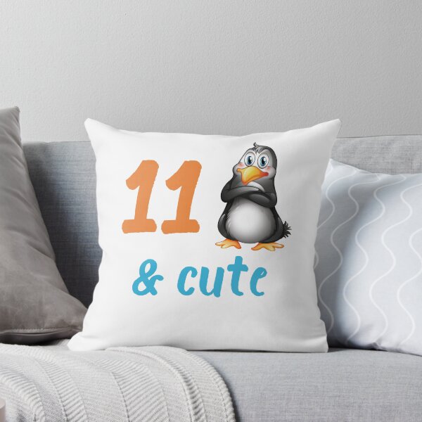 Item preview, Funny Penguin 11th Birthday Gift 11 Year Old Boys Girls Bday Party Outfit designed and sold by FunnySunny T-Shirts.