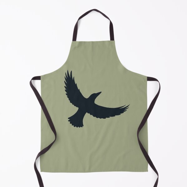 Item preview, Magpie Flight – Black on Khaki designed and sold by ImperfectLife.