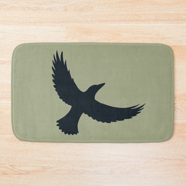 Item preview, Magpie Flight – Black on Khaki designed and sold by ImperfectLife.