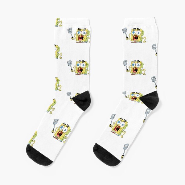 Spongebob Scary Face Socks