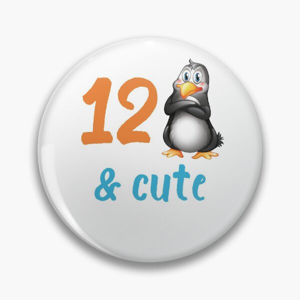 Item preview, Funny Penguin 12th Birthday Gift 12 Year Old Boys Girls Bday Party Outfit designed and sold by FunnySunny T-Shirts.