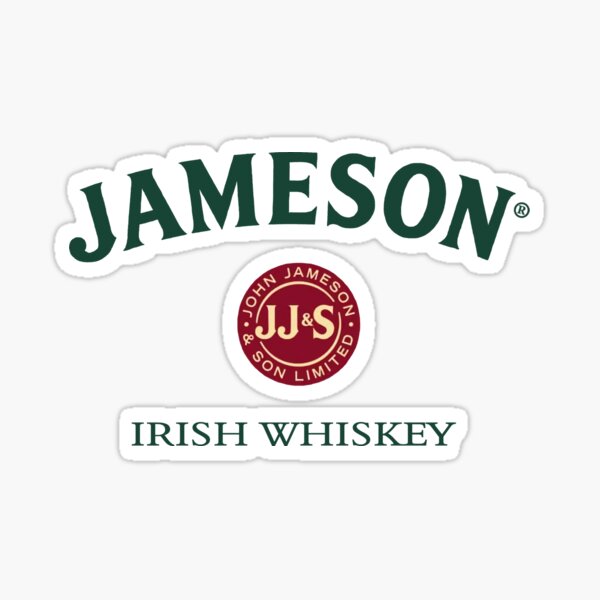 Jameson Irish Whiskey Vintage Classic Retro Sticker