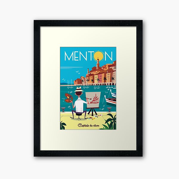 Artikel-Vorschau von Menton Poster, designt und verkauft von Gary Godel.