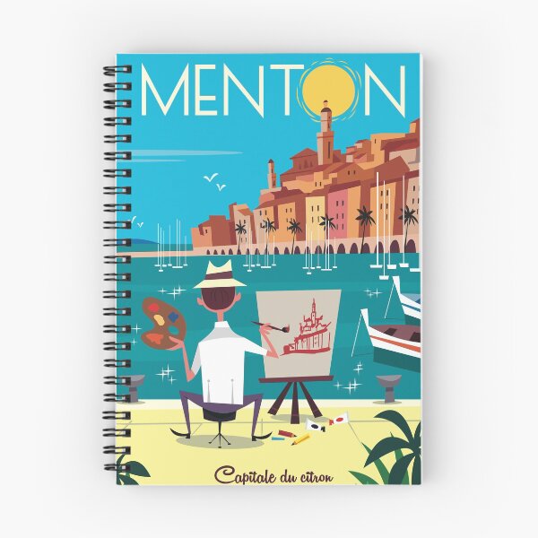 Item preview, Menton poster designed and sold by Gary Godel.
