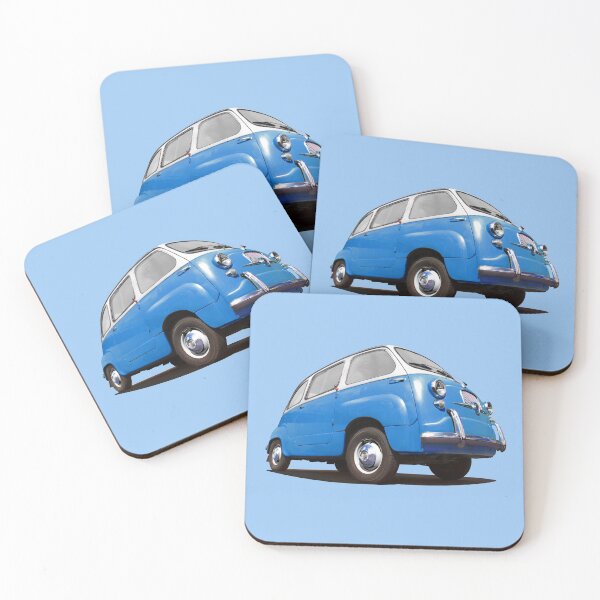 Item preview, FIAT 600 Multipla in blue designed and sold by candc-retro.