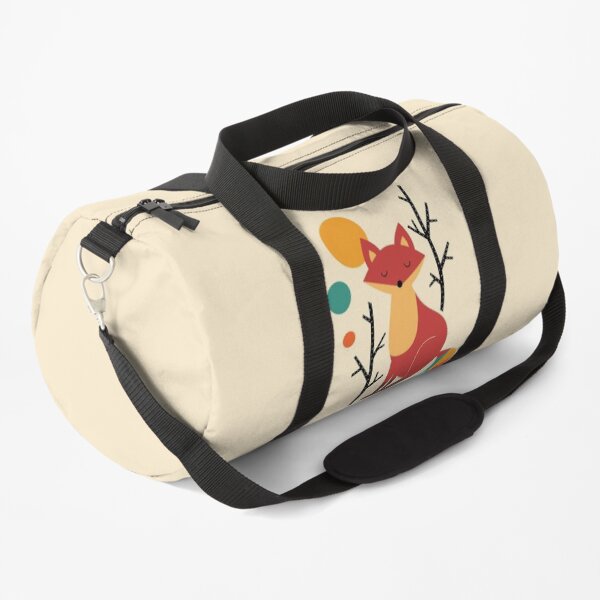 Rainbow Fox Duffle Bag