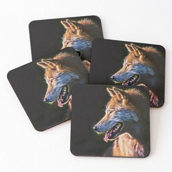Item preview, Power Portrait Of Gray Timber Wolf designed and sold by Sharon McConnell.