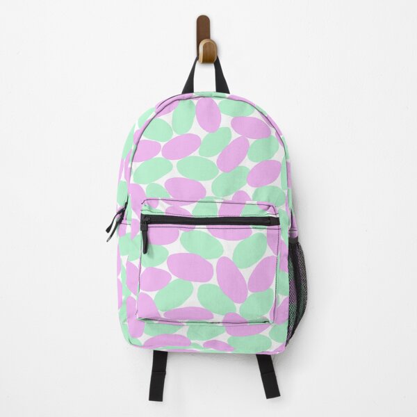 Item preview, Repetitive Wonky Oval Pattern - Lime Green and Pink designed and sold by DeStract.