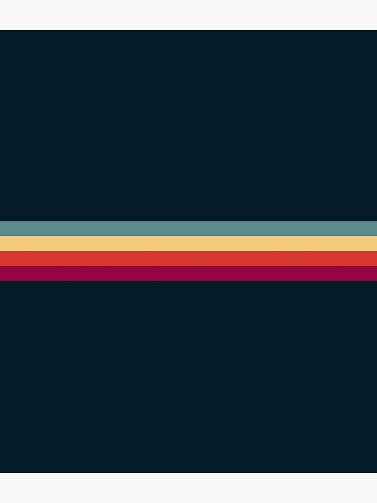 Vintage Style Retro Summer Stripes Thunderbird by OmegaAlpha