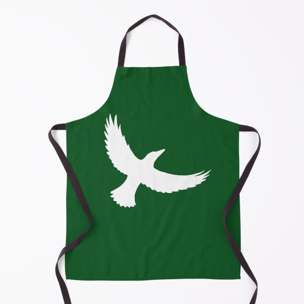 Item preview, Magpie Flight – White on Forest Green designed and sold by ImperfectLife.