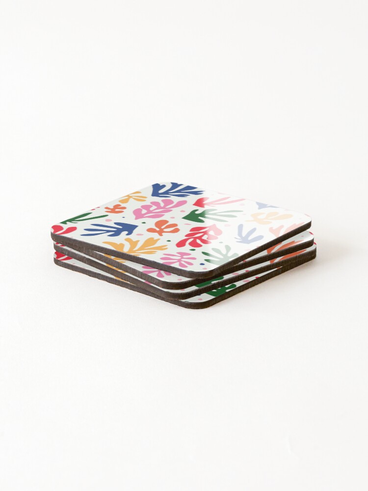 Thumbnail 4 of 5, Coasters (Set of 4), Colorful Pattern designed and sold by Pointit.