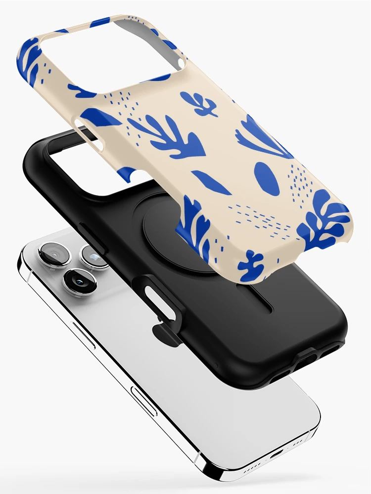 Thumbnail 2 of 4, iPhone Case, Blue Pattern designed and sold by Pointit.