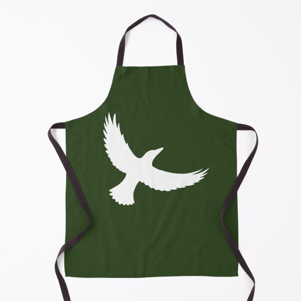 Item preview, Magpie Flight – White on Dark Green designed and sold by ImperfectLife.