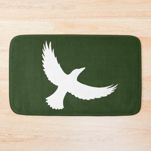 Item preview, Magpie Flight – White on Dark Green designed and sold by ImperfectLife.