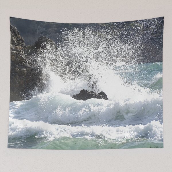 Item preview, Crashing waves in the sea designed and sold by Catavan.