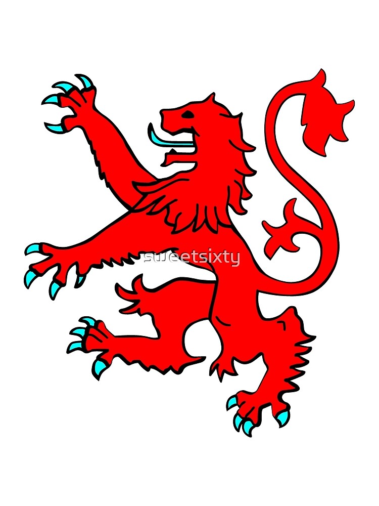 Thumbnail 3 of 3, Scarf, Scottish Rampant Lion designed and sold by sweetsixty.