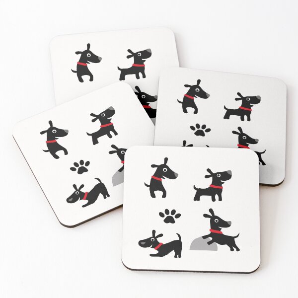 Item preview, Cute Black Dogs designed and sold by Dreamflight.