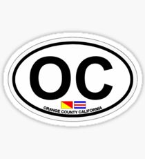 Orange County - California. Sticker