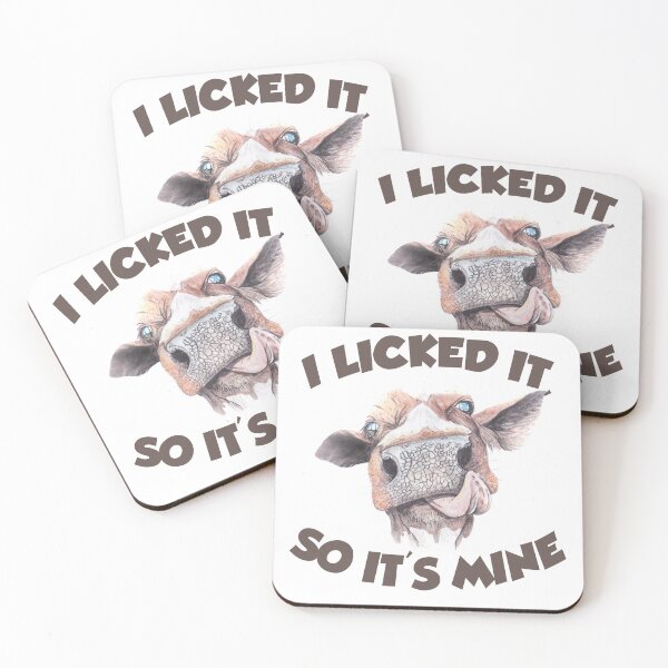 Item preview, I licked it so it's mine funny cow awesome gift for cattle lover designed and sold by Titmit.