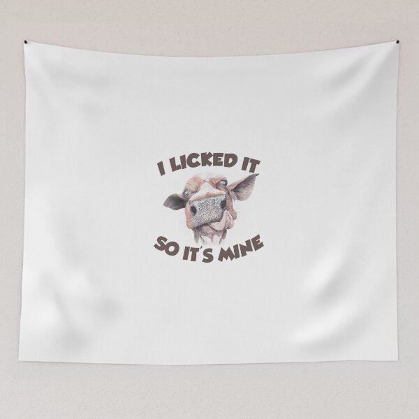 Item preview, I licked it so it's mine funny cow awesome gift for cattle lover designed and sold by Titmit.