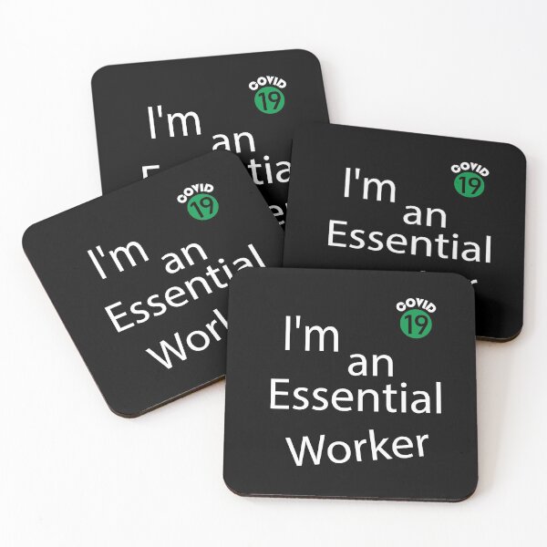 Item preview, I'm an Essential Employee, Funny Worker 2020,  Covid-19, self-isolation designed and sold by sofiartmedia.
