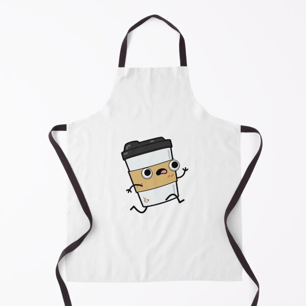 Item preview, Cute Running Latte designed and sold by StickersAndStuff.