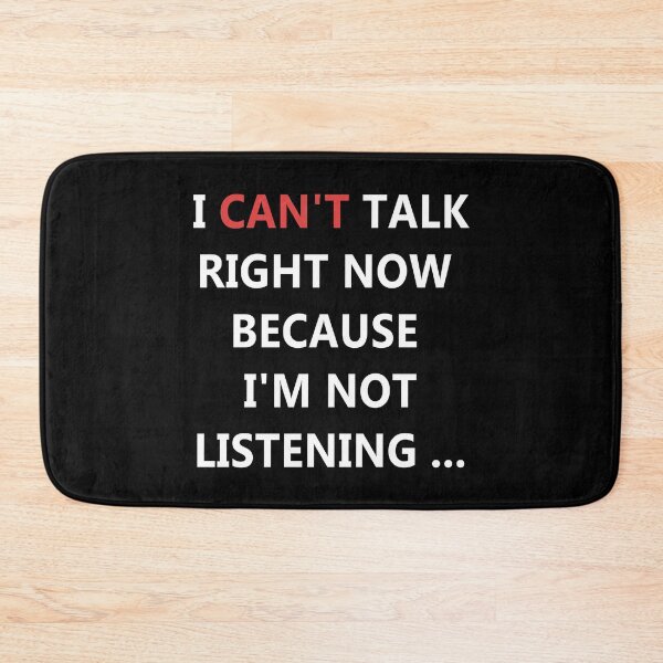 Item preview, I Can't Talk Right Now .... designed and sold by FanaticB.