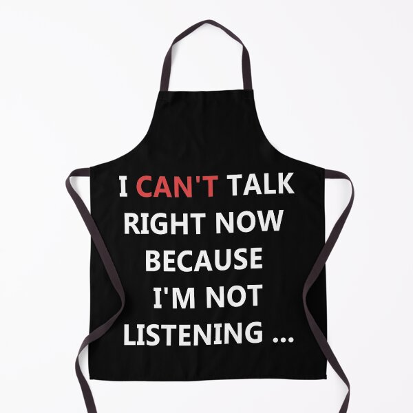Item preview, I Can't Talk Right Now .... designed and sold by FanaticB.