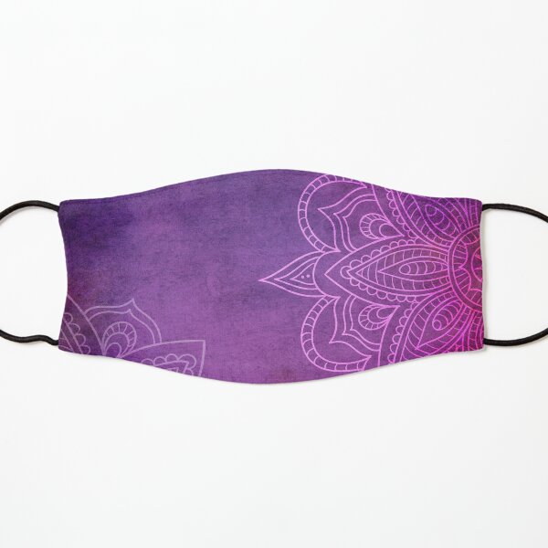 Purple Mandala for Intuition Kids Mask