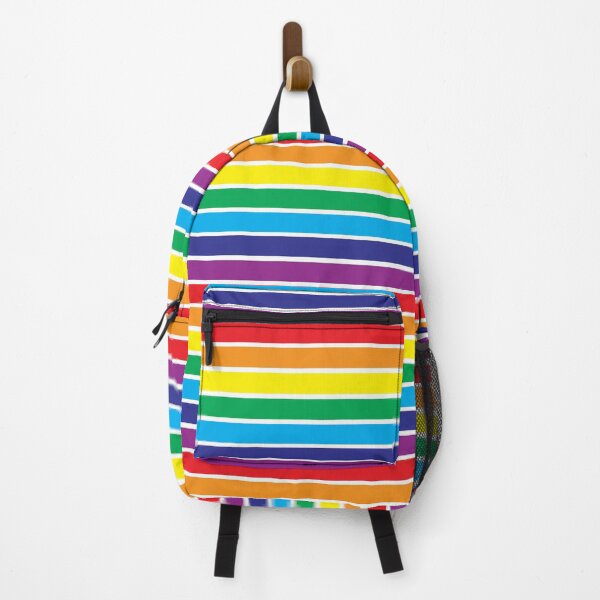 Item preview, Rainbow Stripe on White designed and sold by PrintStopStudio.