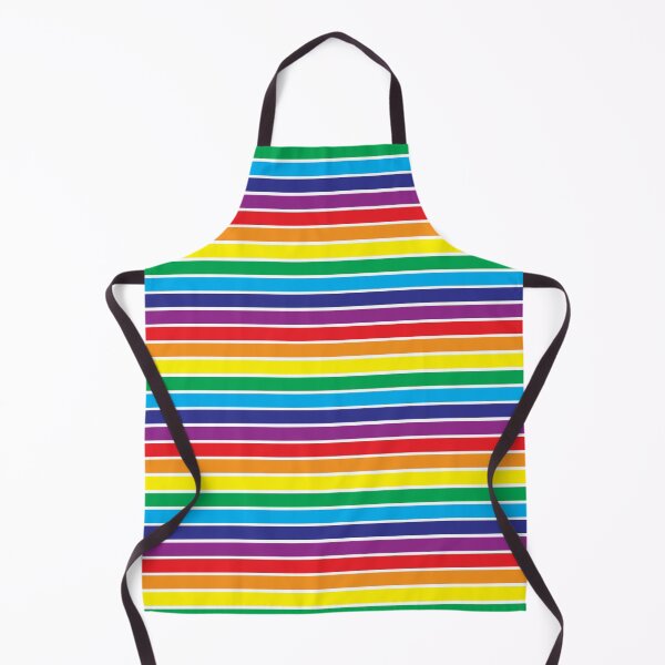 Item preview, Rainbow Stripe on White designed and sold by PrintStopStudio.