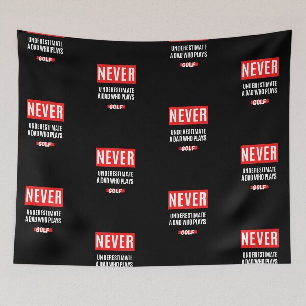 Item preview, Never Underestimate A Dad Who Plays Golf. designed and sold by Aminovak.