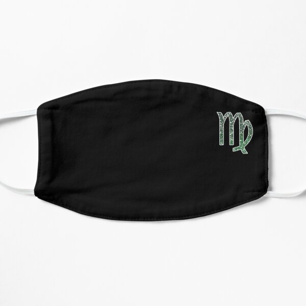 Virgo zodiac sign 02 Flat Mask