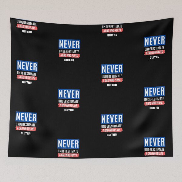Item preview, Never Underestimate A Dad Who Plays Guitar. designed and sold by Aminovak.