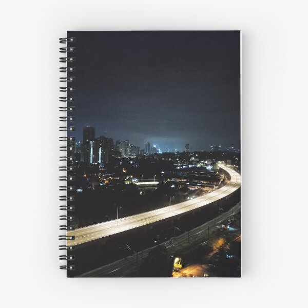 Item preview, Night scenery, roads, urban landscape designed and sold by lawrenstan.