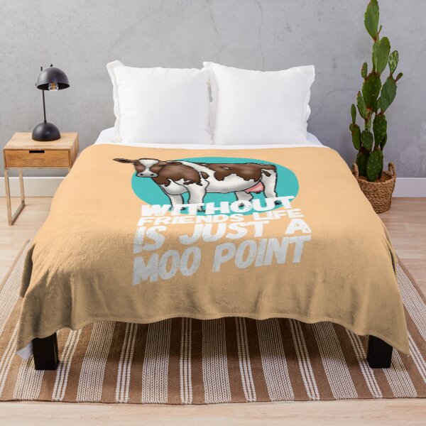 Item preview, Without Friends Life Is Just A Moo Point designed and sold by NebulaDesigns86.
