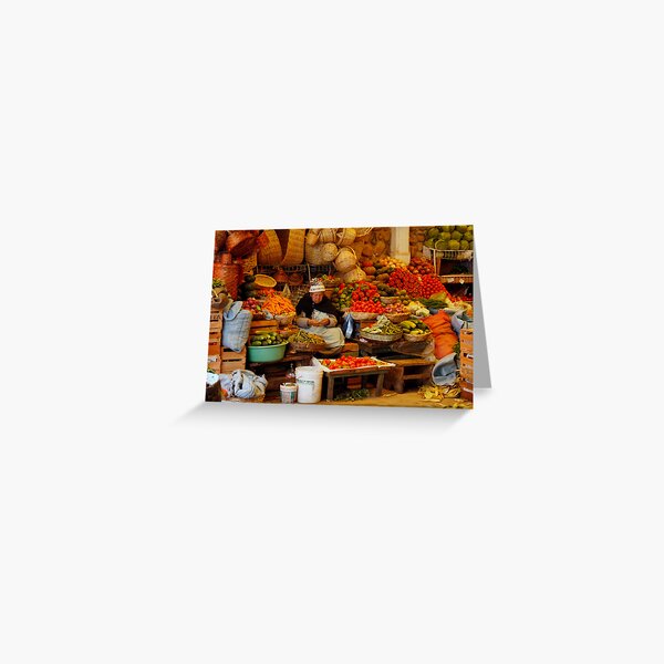 People 4334 Sucre, Bolivia Greeting Card