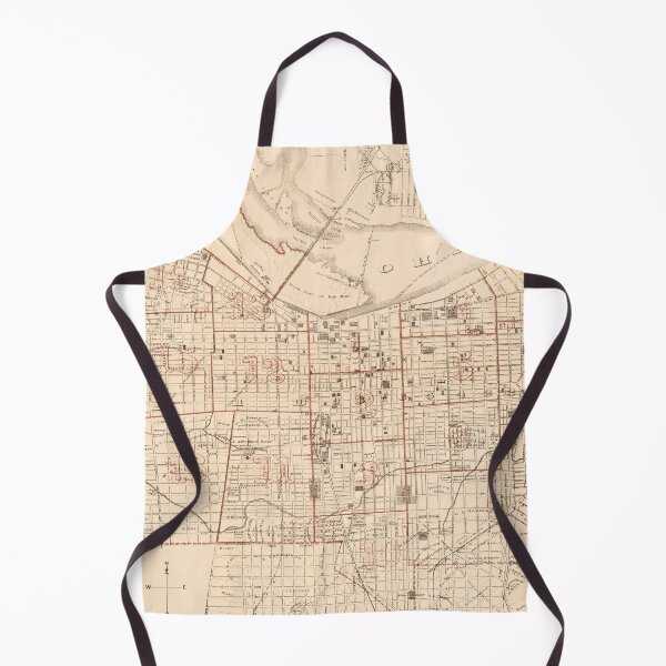 Item preview, Vintage Map of Louisville KY (1879) designed and sold by BravuraMedia.